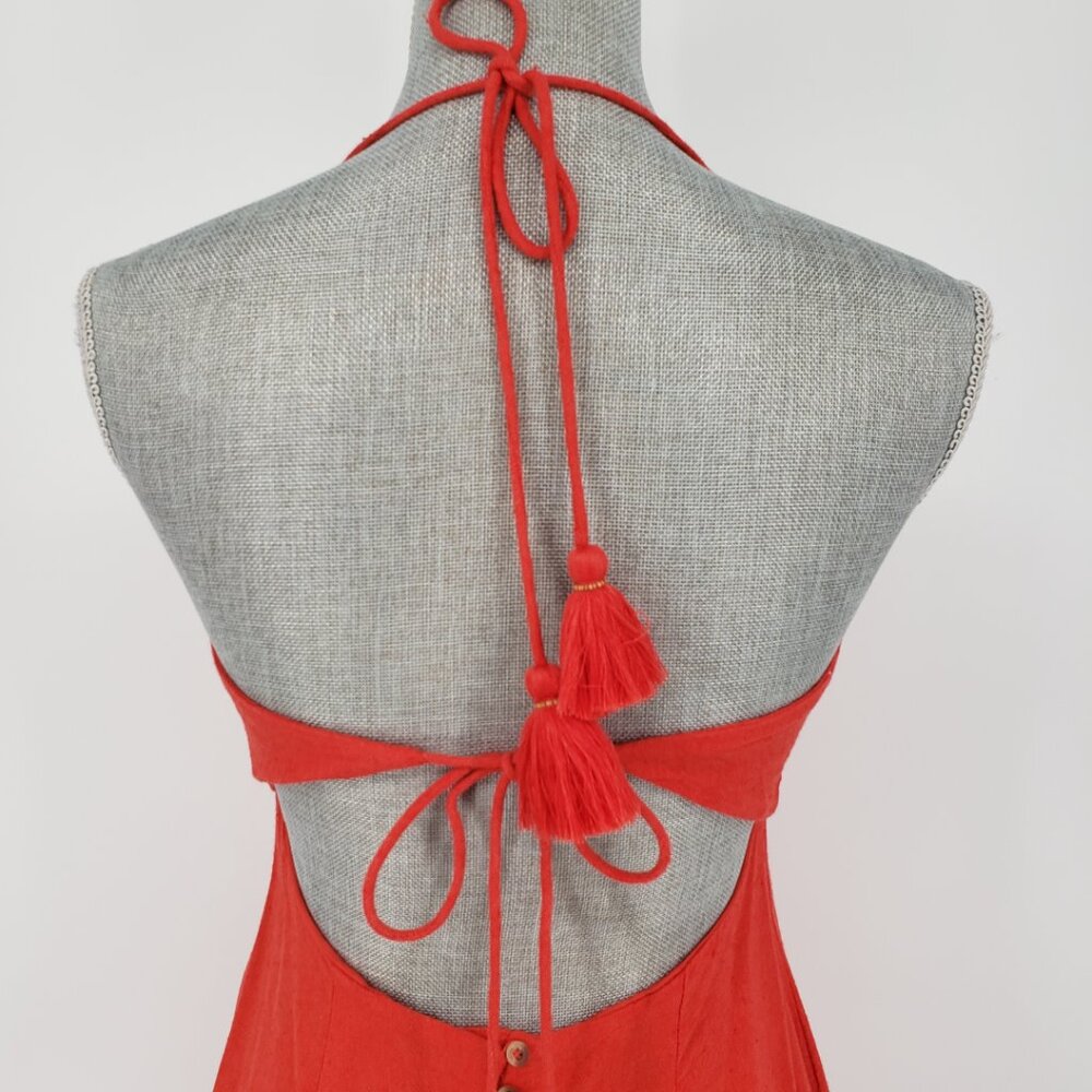 Free People Red Mini Slip Dress - Picture 10 of 12